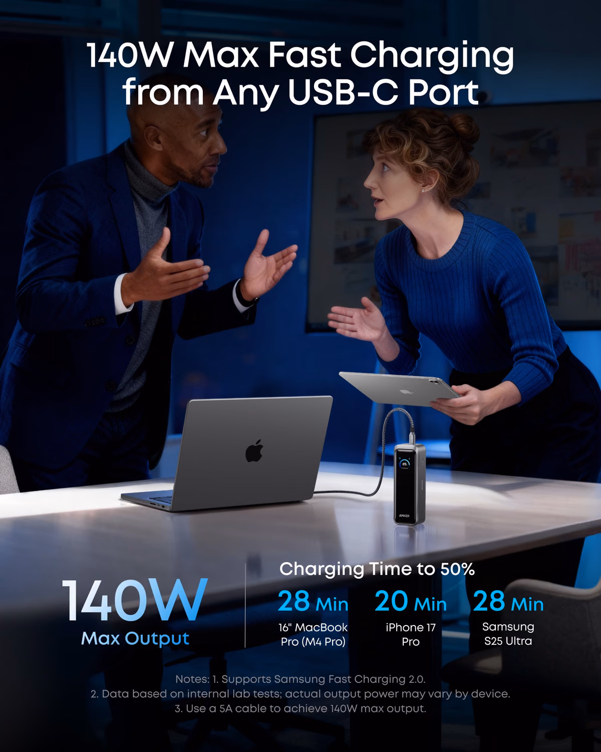 Anker Prime Power Bank (20K, 220W) view 4