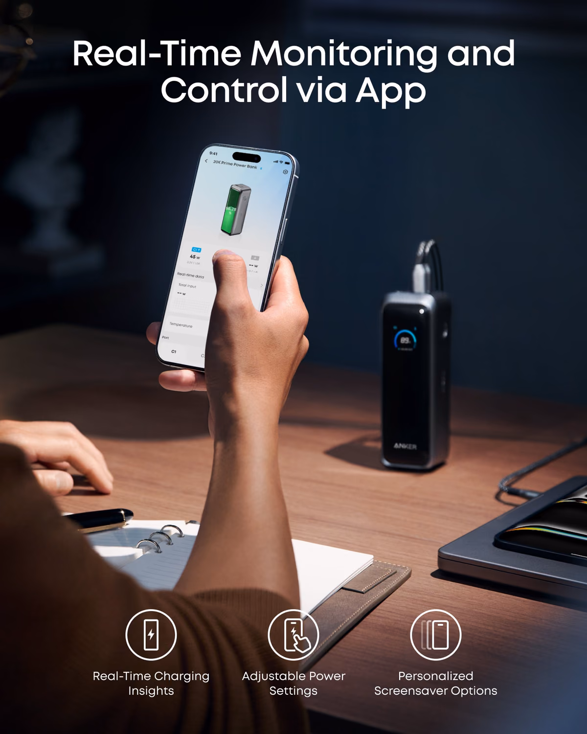 Anker Prime Power Bank (20K, 220W) view 6