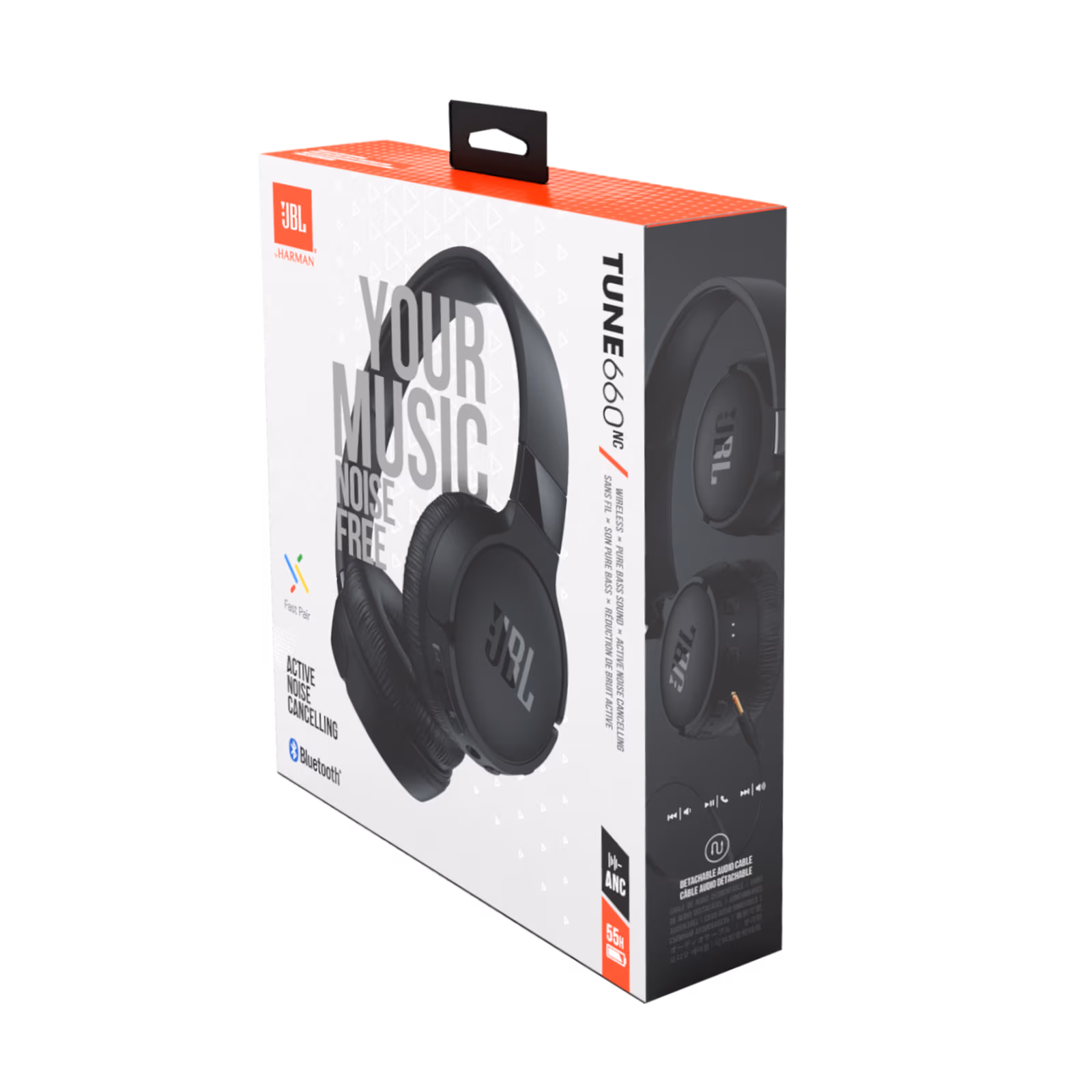 JBL Tune 660NC Wireless On-Ear Active Noise-Cancelling Headphones view 5