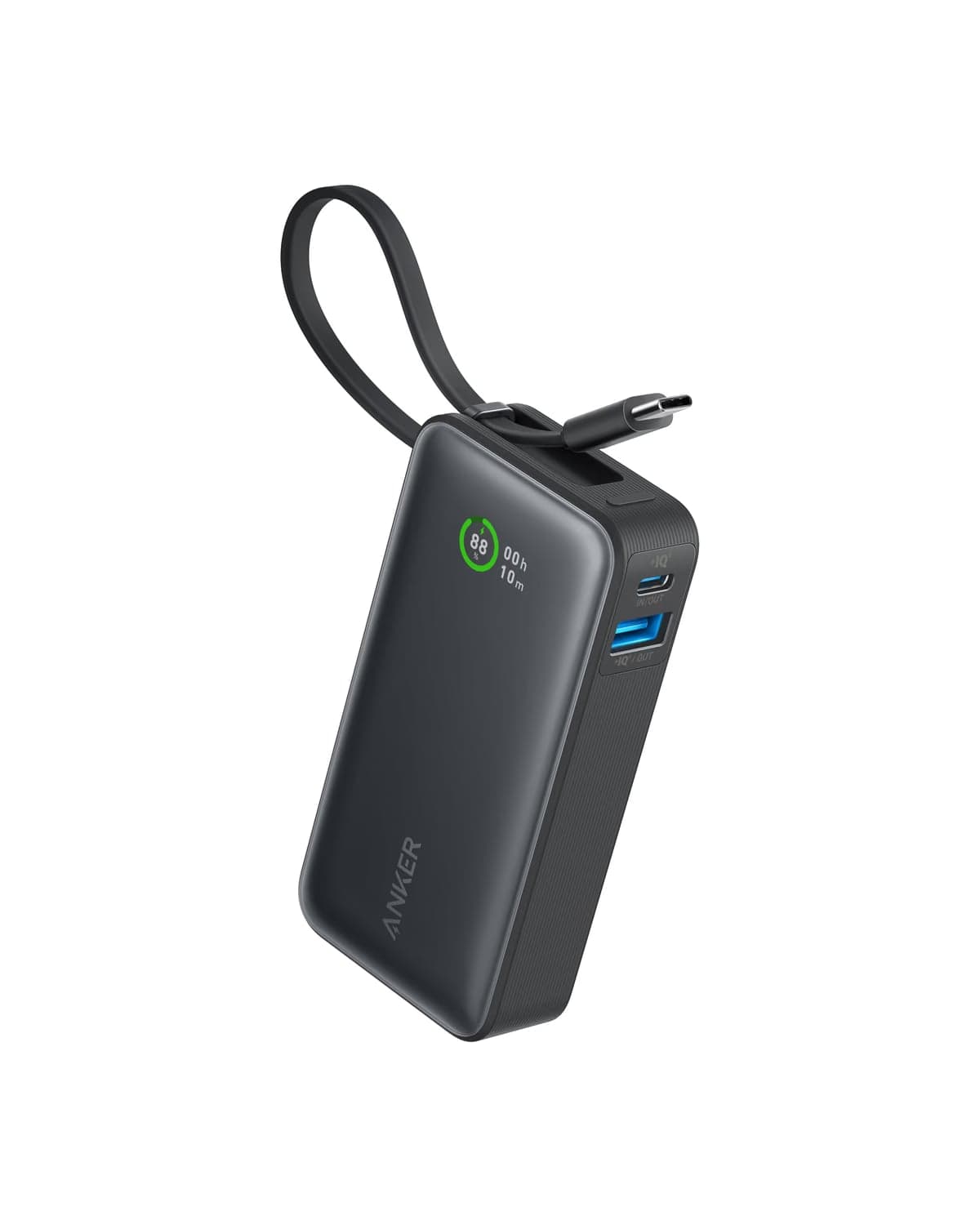 Anker Nano Power Bank (30W, Built-In USB-C Cable)