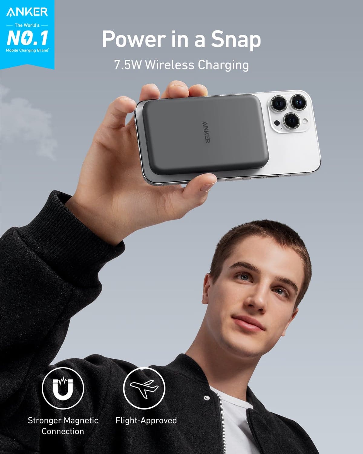 Anker 621 Magnetic Battery (MagGo) view 2