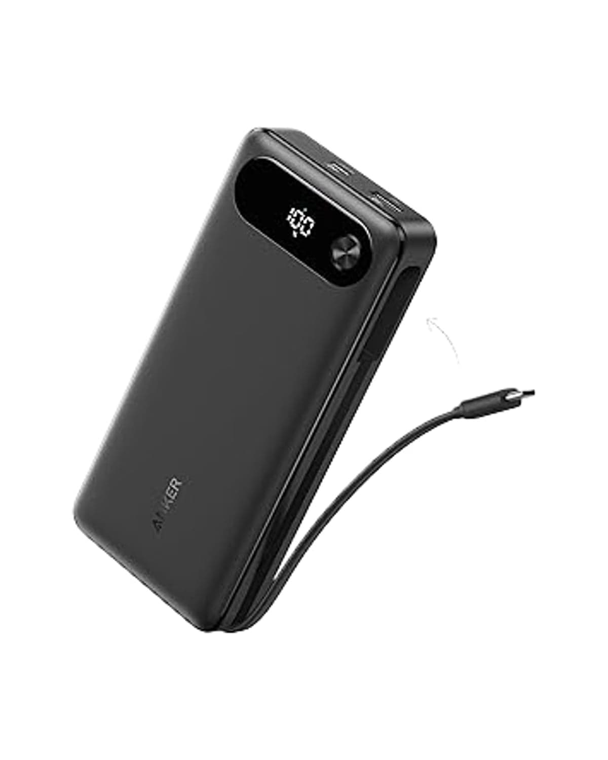 Anker Power Bank (20K, 87W, Built-In USB-C Cable)