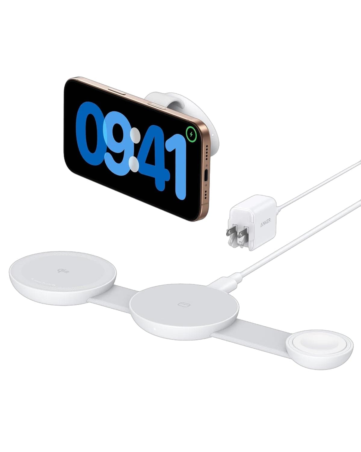Anker MagGo Wireless Charging Station (3-in-1, Foldable Pad) view 8
