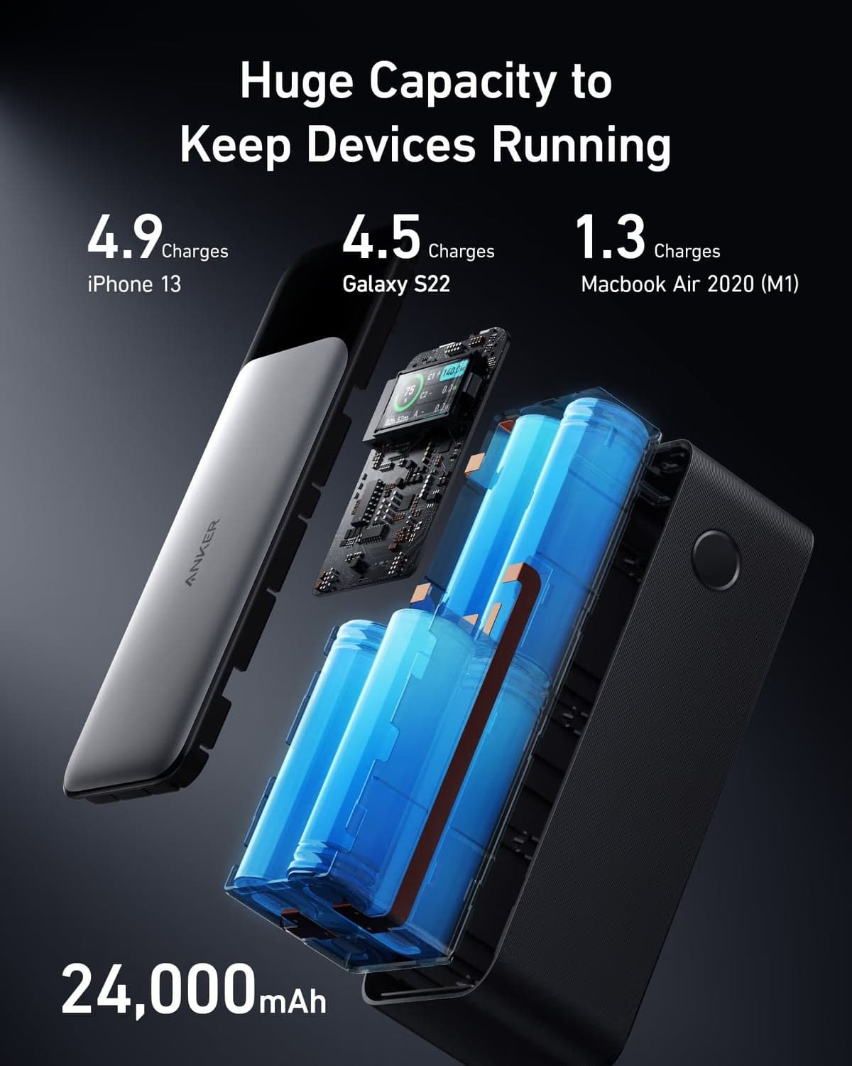 Anker 737 Power Bank (PowerCore 24K) view 4